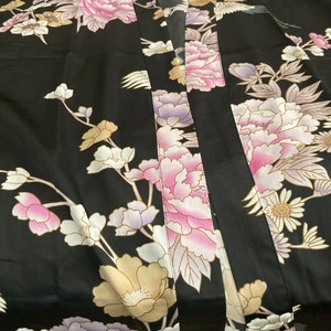 Kimono Robe Long in Chrysanthemum & Crane KIMONO Collection Gifts for ...