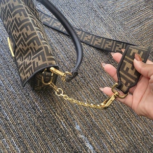 Strap Extender for LV & more - Large Clip for Bags with Thick Hardware -  Heavy Duty Gold-tone Chain