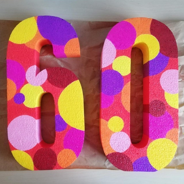 Chiffre 2 En Polystyrène Expansé Haute Densité - 20 Cm De Haut, Pour Décorations Et Travaux Manuels
