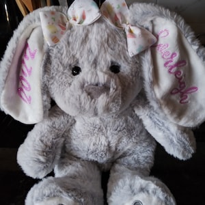 Personalized Easter Bunny Stuffed Animal, Personalized Easter Gifts