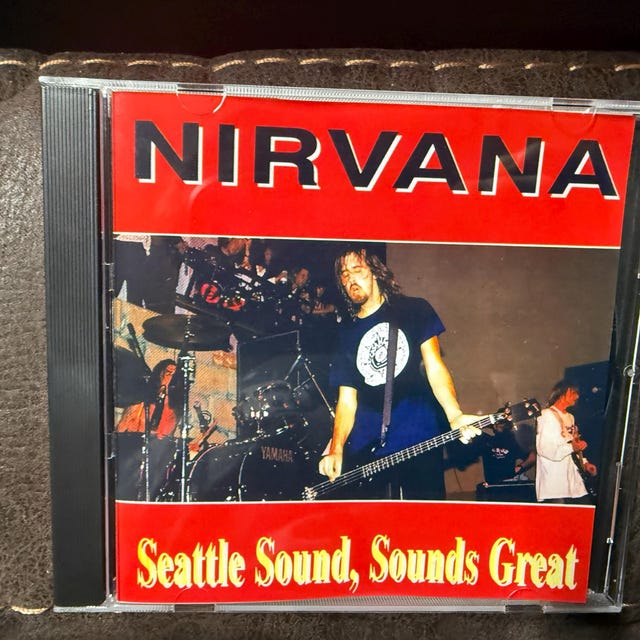 Nirvana Live 1 CD 1991 Seattle Sound Sounds Great Live in