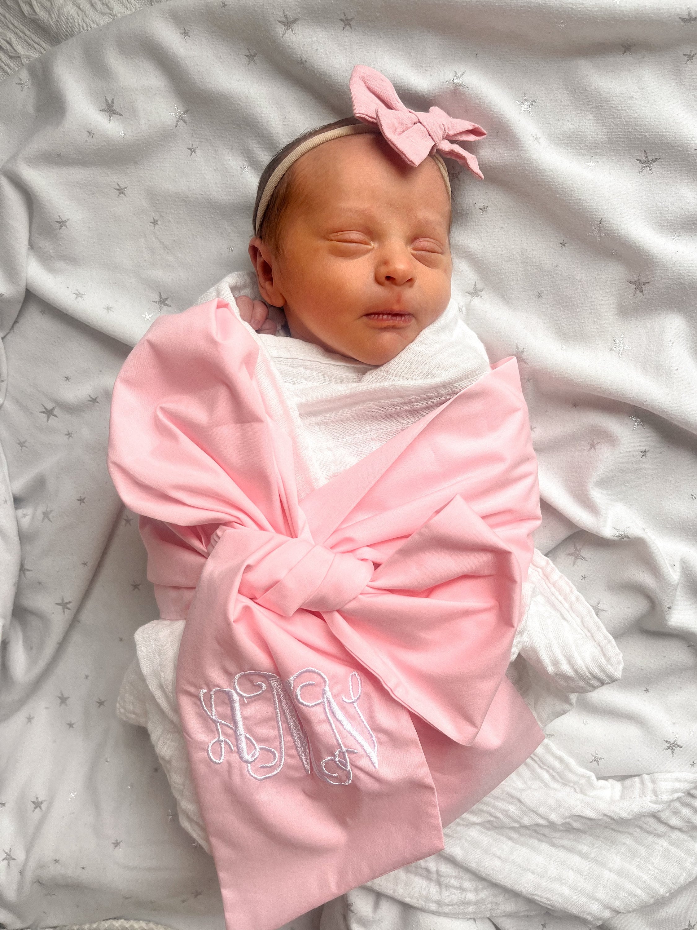 Infant Baby Swaddle Bow