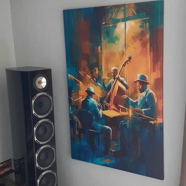 Stadtbildgemälde, New York City Poster Leinwand, New York Nachtkunst