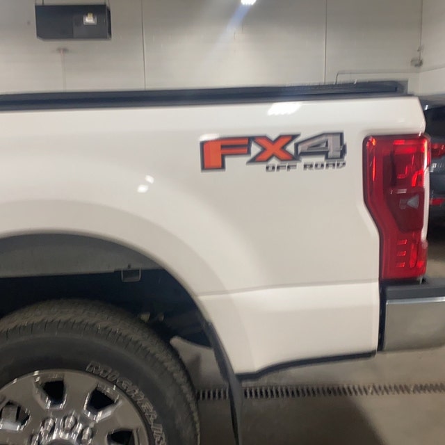 Fx4 Offroad Decal Set For 2009-2016 F150 – Black & Red Vinyl Bedside Stickers