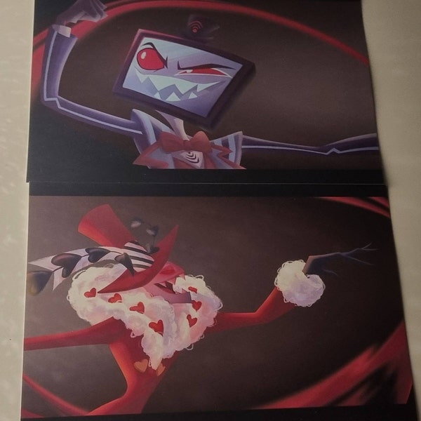 Hazbin Hotel Vees helle Print - Etsy