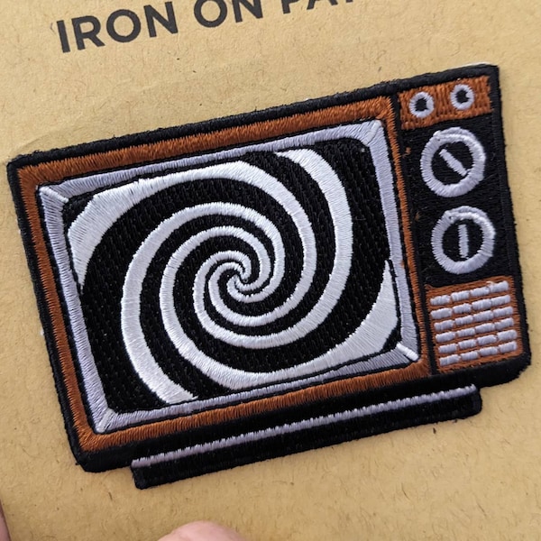 Retro Computer Patch Retro TV Patch - Etsy
