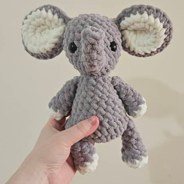 Baby Anne the No Sew Elephant Crochet Pattern / Amigurumi Plushie PDF ...