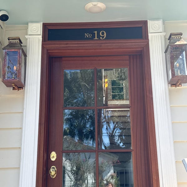 Transom Window Lettering Transom Address Numbers - Color Options - House Home Building Office ...