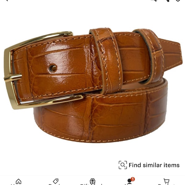 Italian Leather Belt Darkest Navy Blue Calf Leather Weave Embossed 35mm ...