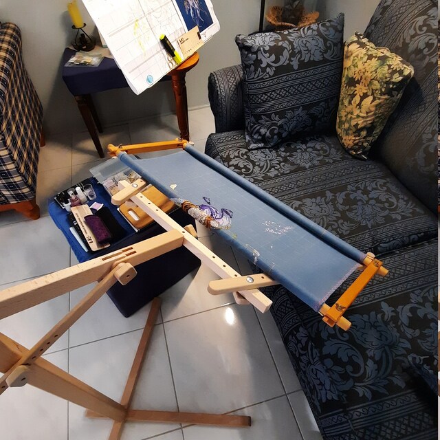 Needlework Floor-standing Type Stand Made Of Natural Organic Beech Wood Tapestry Cross Stitch Embroidery Frame Hoop Holder