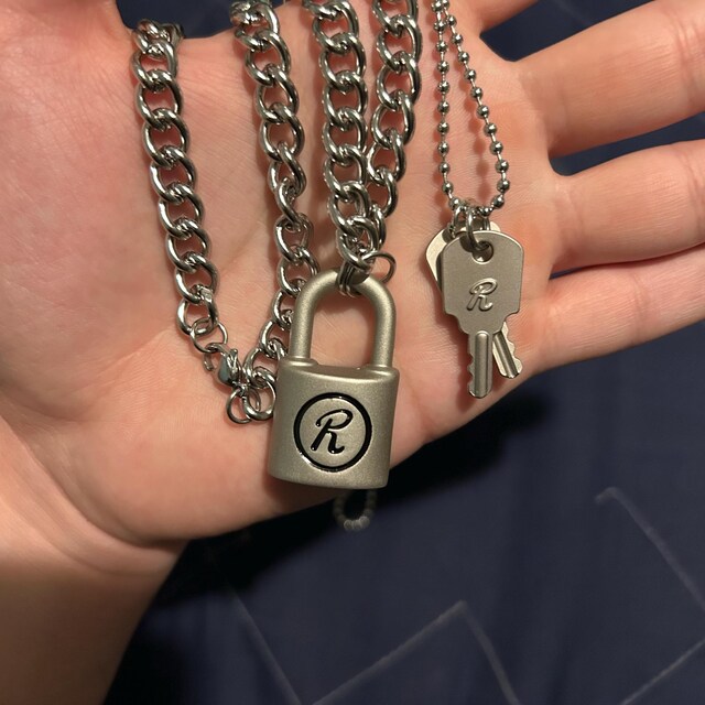 Nana Ren Anime Necklace ,lock and Key Together Necklace , Twin