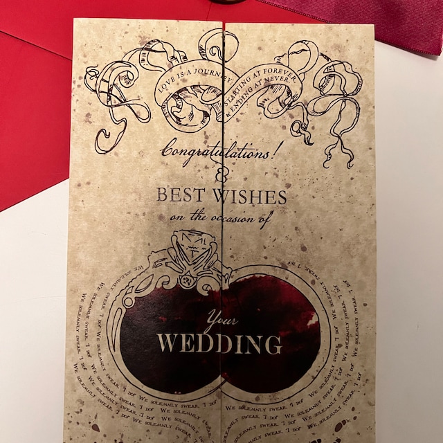 Harry Potter-Inspired We Solemly Swear Invitations – Uniquely Inviting