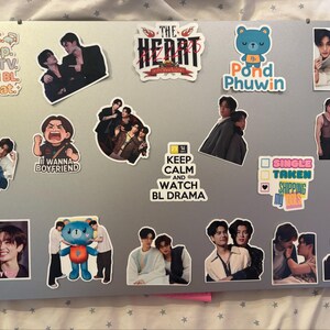 PondPhuwin グッツ各種 Pondphuwin BL Vinyl Stickers - Pack of 10 - Etsy