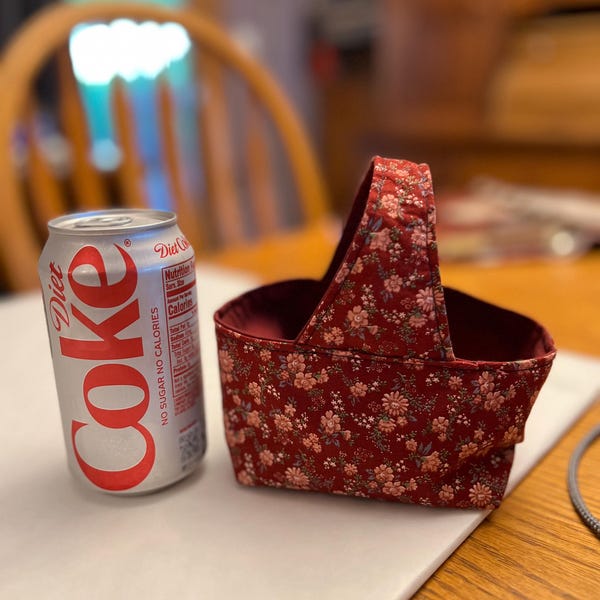 Mini Fabric Basket PDF Sewing Pattern - Etsy