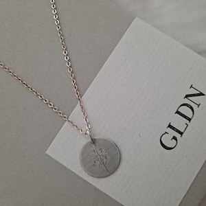 Ultimate Disk Necklace Personalized Circle Engraved Etsy