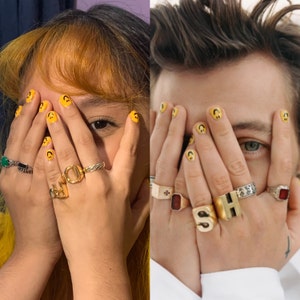 Featured image of post Harry Styles Smiley Nails You may be able to find the same content in another format or you may be able to find