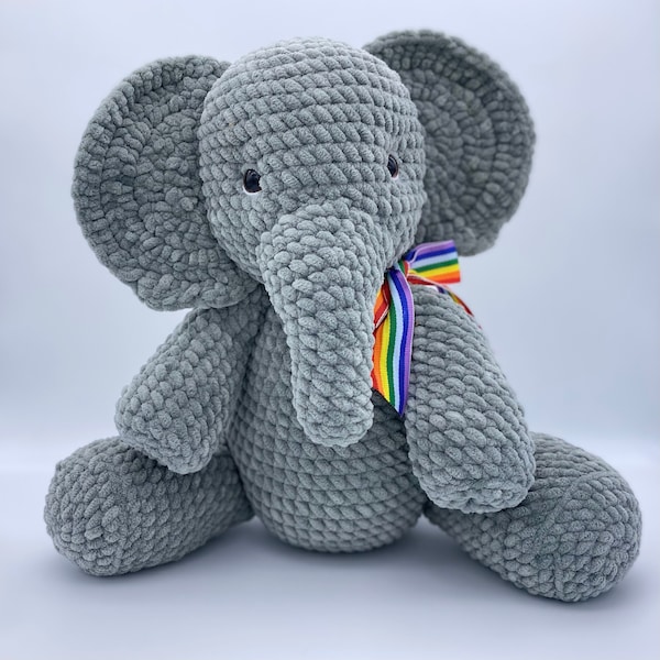 Baby Elephant Amigurumi Crochet Pattern PDF Doll Not Included - Etsy