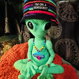 Alien Crochet Amigurumi Pattern DIGITAL Download PDF by Crafty