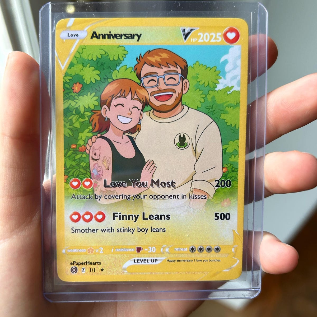 Customer review card