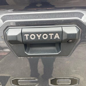 ZXRGFX Tailgate Handle Vinyl Decals For 2024-2025 Toyota Tacoma - Custom Accent Graphics