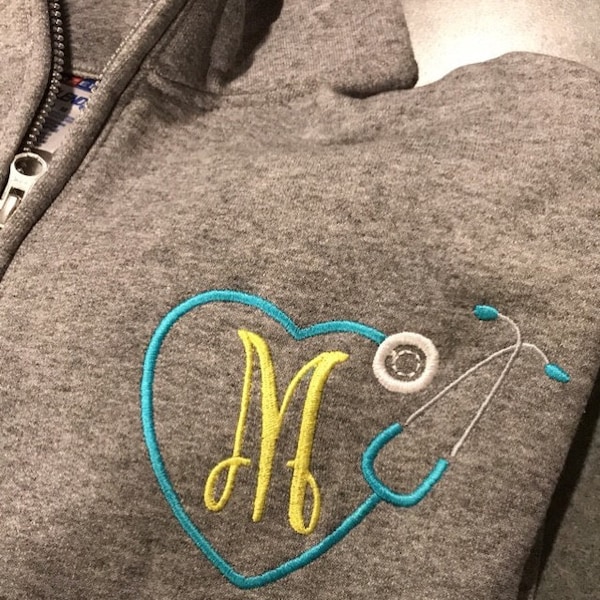 Personalized Name Vet Fleece Jacket With Paw, Monogram Veterinarian ...