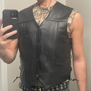 (希少)MASU 23AW ANGEL WING LEATHER VEST 希少)MASU 23AW ANGEL WING LEATHER VEST