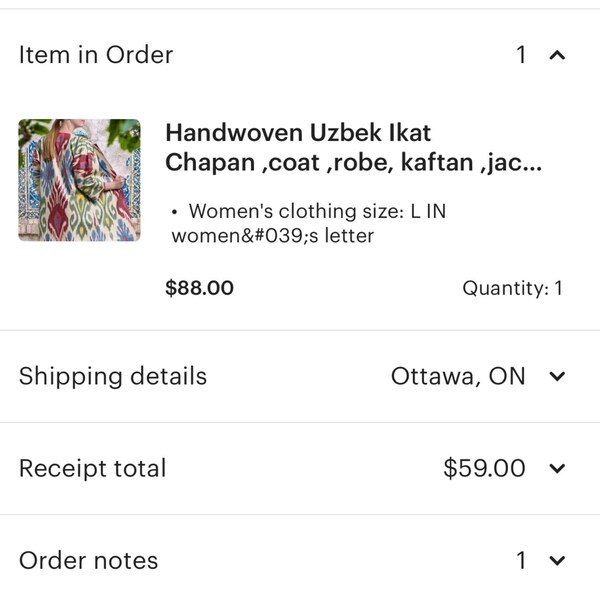 The Shahan Coat - Double Ikat