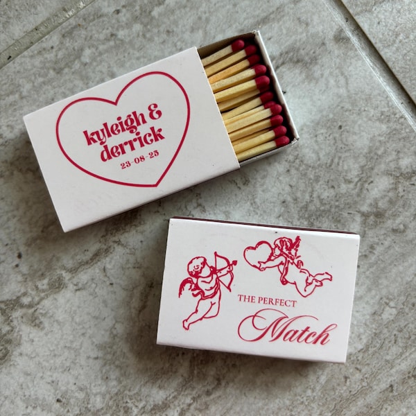 Your Own Design Wedding Matchboxes - Custom Made 