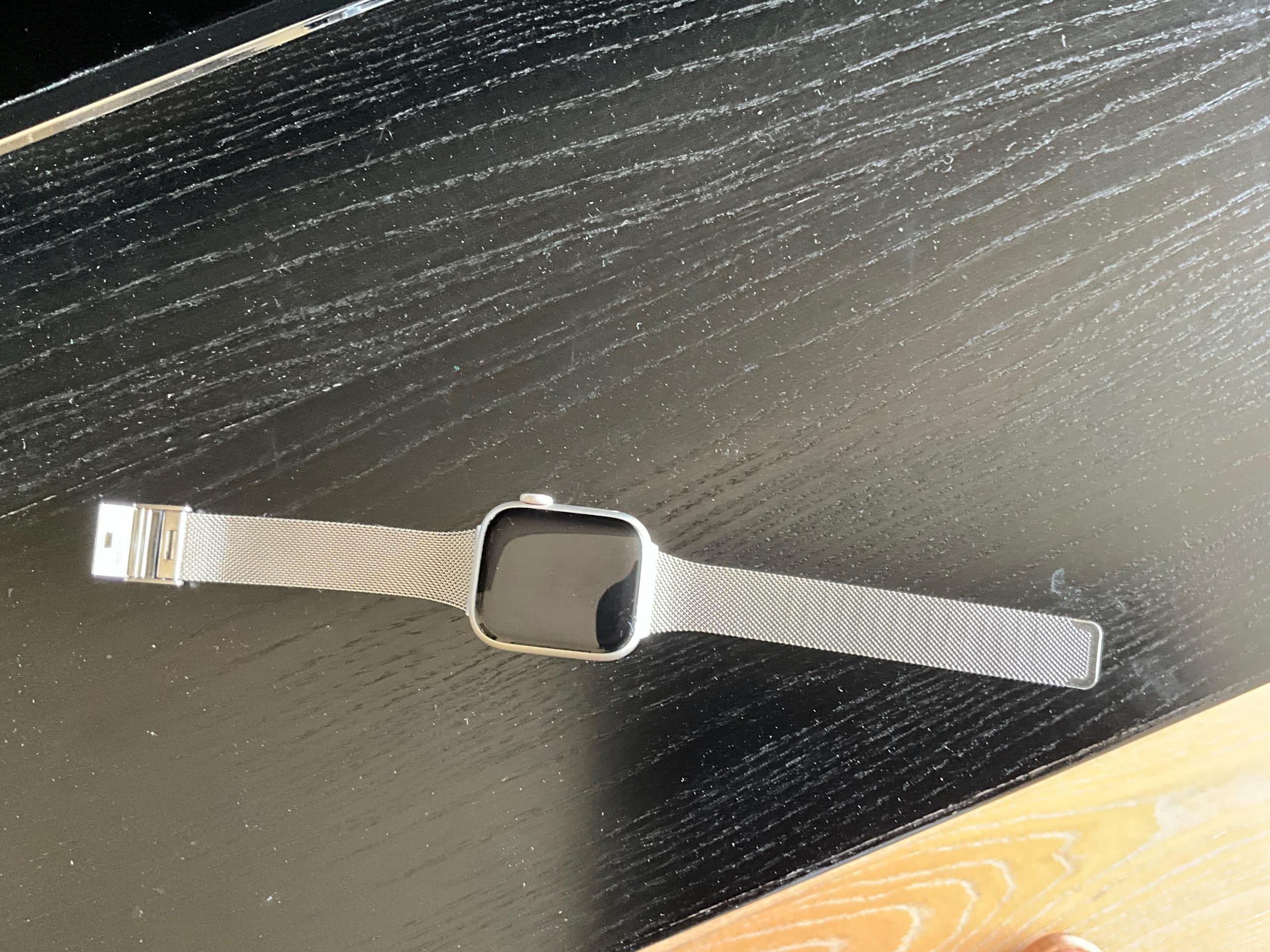 Mesh Metal Slim Watch Band For Apple Watch 38mm 40mm 41mm 42mm 44mm 45mm 49mm iWatch Series 9 8 7 6, Stainless Steel Strap for iWatch
