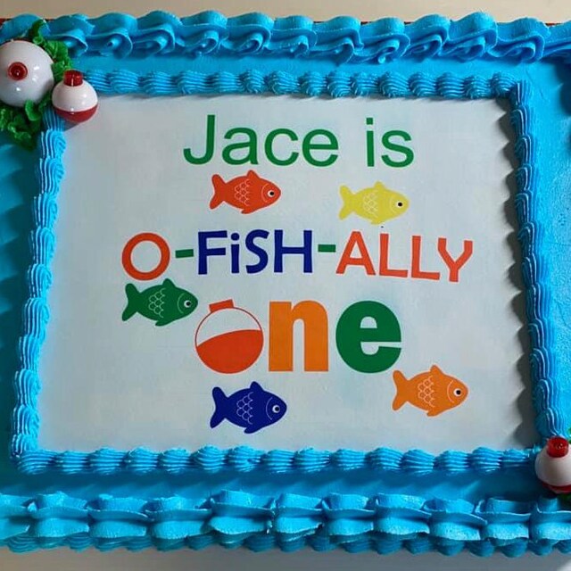 Digital Png File O-fish-ally One 1st Birthday Fishing Fish Bobber