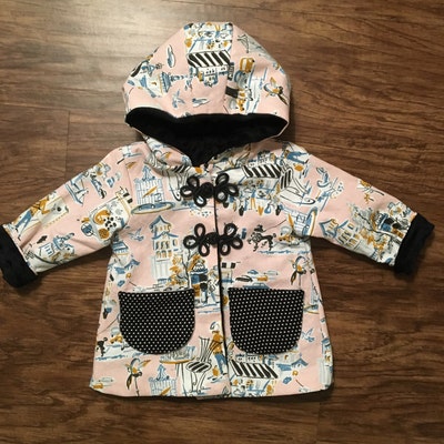 Children Reversible Hooded Jacket Pattern Pdf Sewing Baby - Etsy