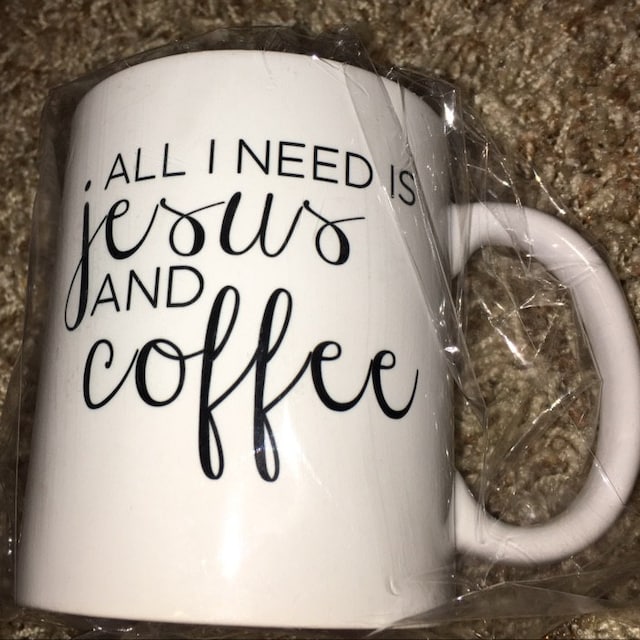 $5 coffee mug BigMouth Before & After 5 Coffee and Wine Glass main image 0
