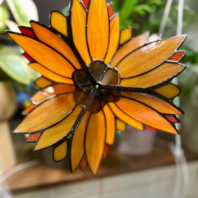 Flamingo Stained Glass Pattern Etsy