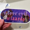 I Love Evil Wizards Funny Bumper Sticker Weatherproof 5x2 in Gift ...