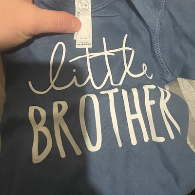 Big Sistelittle Brother Matching Sibling Set. Baby Shower Gift. Take