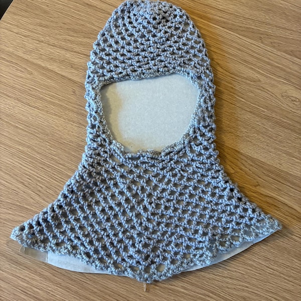 PDF PATTERN Crochet Chainmail Hood - Etsy