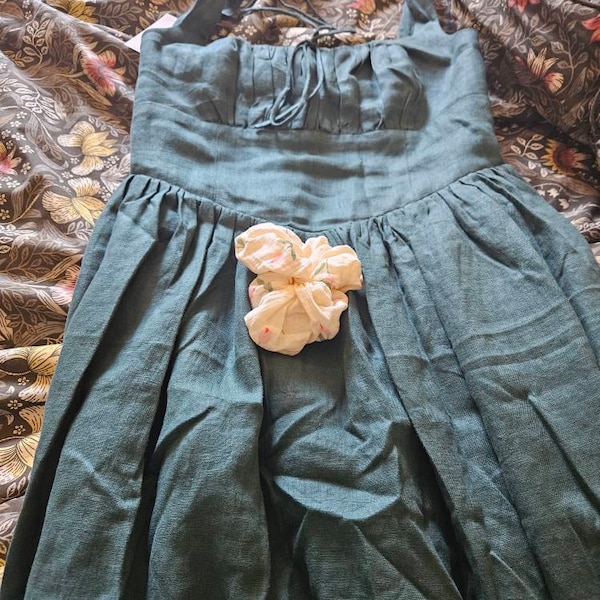 Luna Bianca linen dress