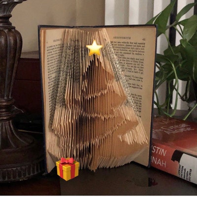 Book Folding Pattern CHRISTMAS TREE 424 Pages Tutorial With Simple ...
