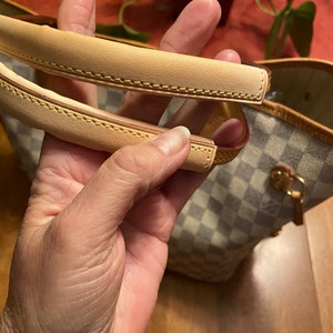 How to make the covers for LV vachetta handles,Louis Vuitton