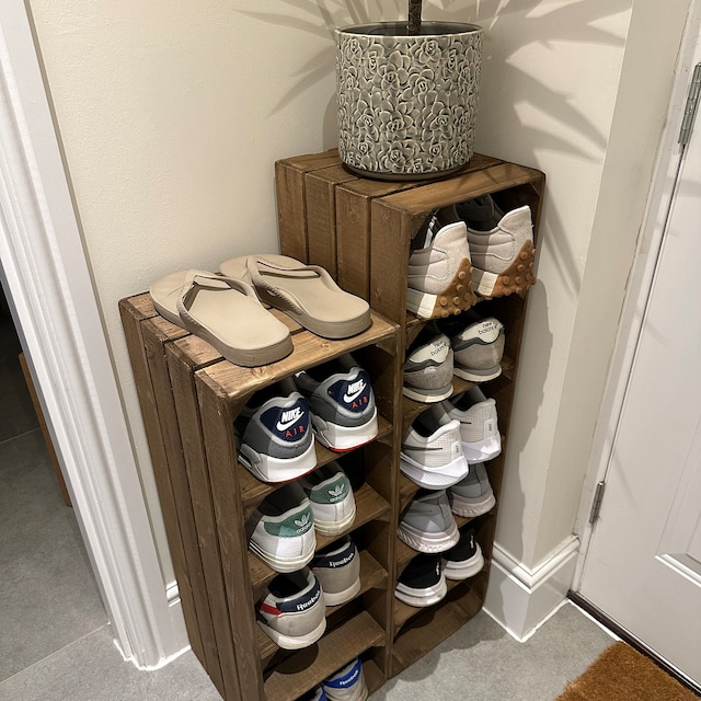 Tall SHOE RACK Various Sizes, Wooden Rustic Apple Crate Shoe Rack, Narrow  and Tall Shoe Storage Extra Depth 