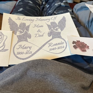 In Loving Memory Decal, Mom and Dad Memorial Decal, Car Decal, Truck ...