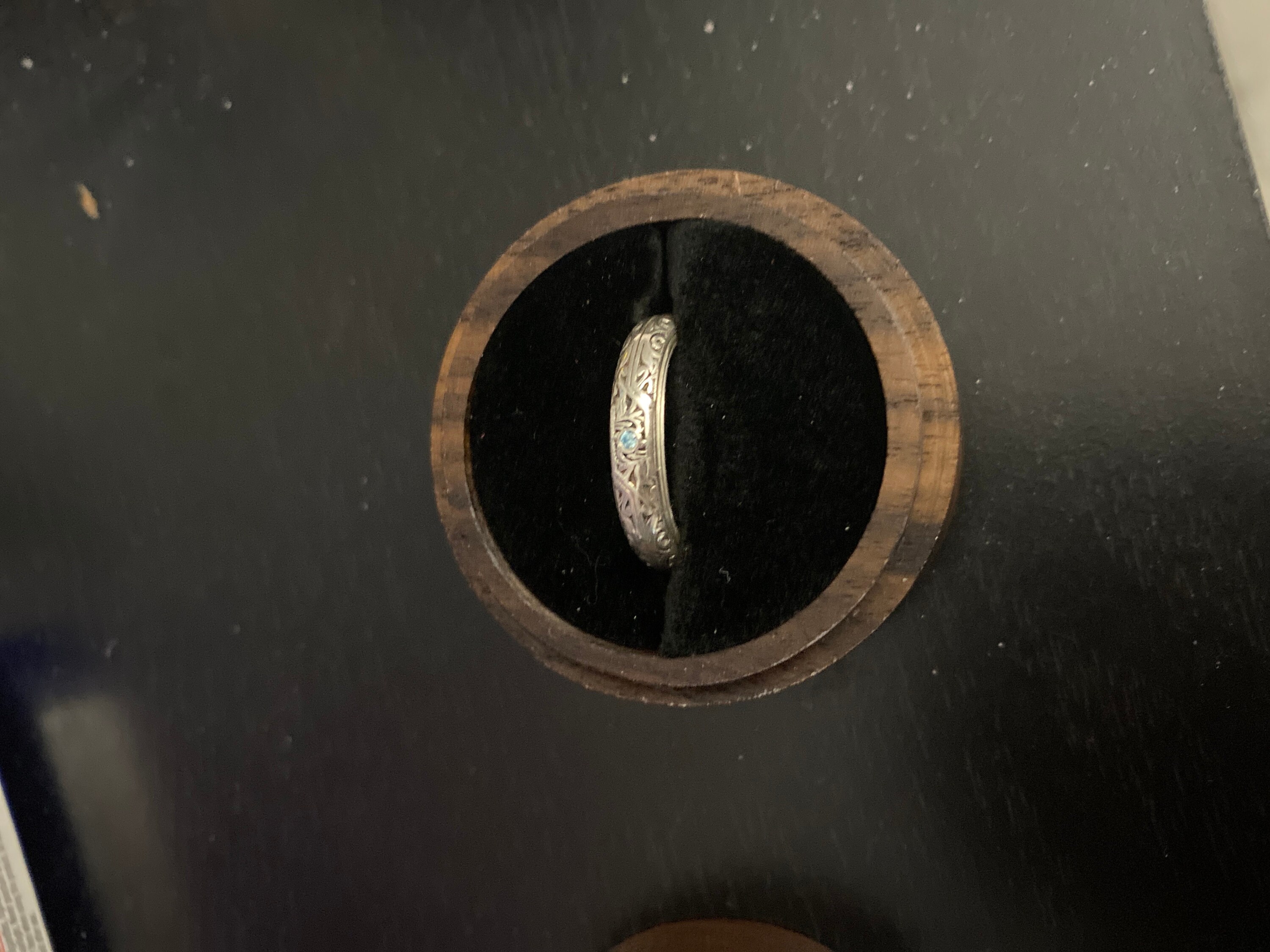Personalized Birthstone Astronomical Engagement Ring | Unique Vintage Wedding Ring for Men/Women, Couple&#39;s Gift