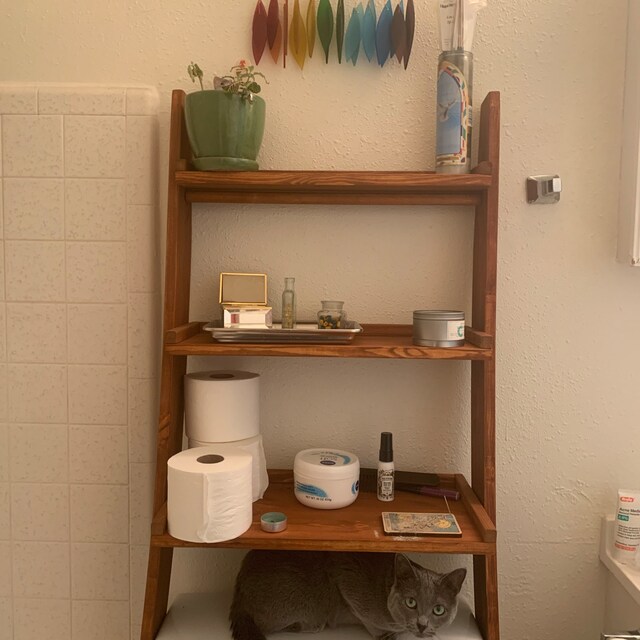 Portaoggetti Sopra WC, Organizzatore da Bagno Regolabile a
