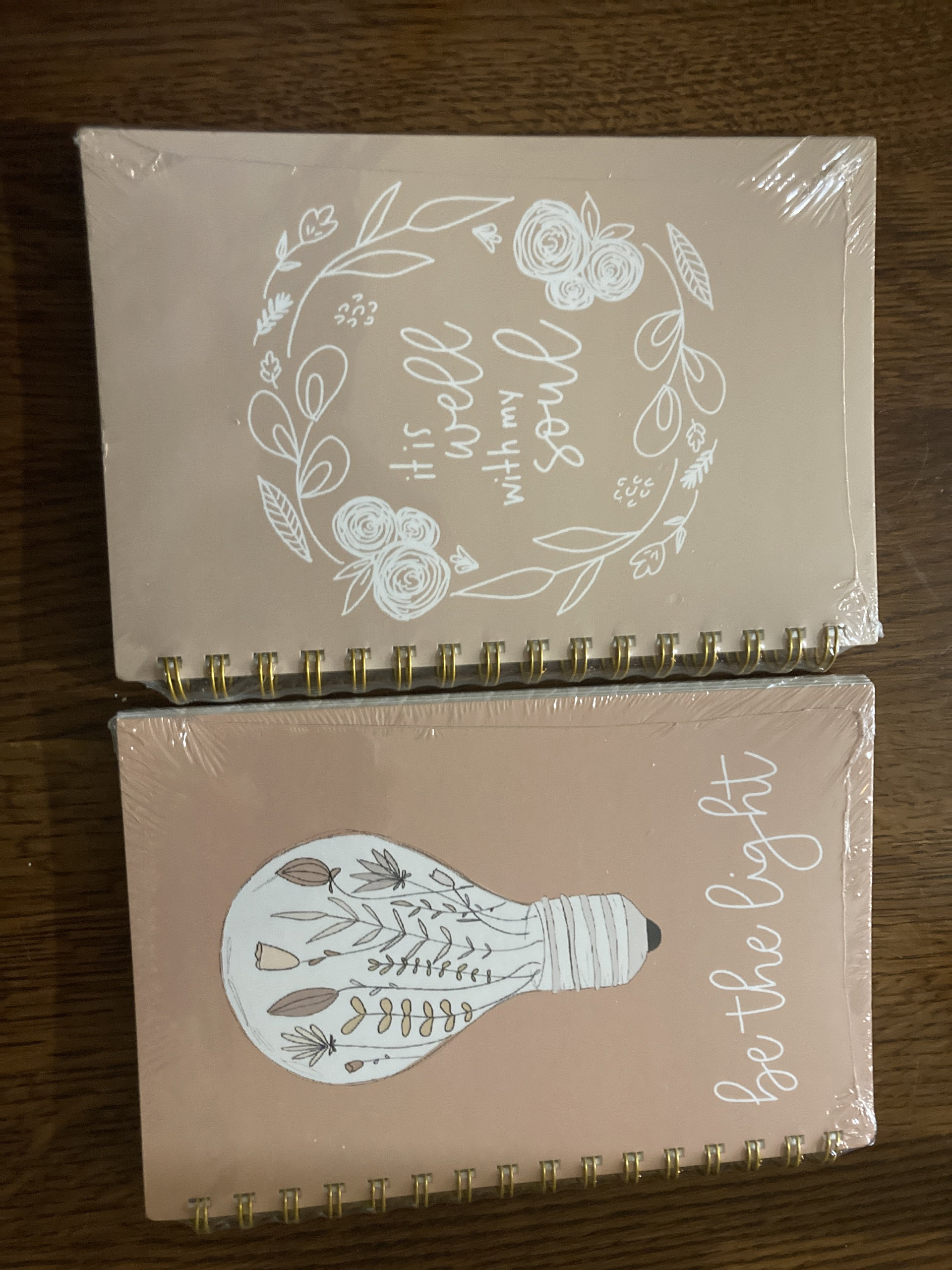 Christian notebook | Soft cover Bible journal | Spiral notebooks | Prayer journal | Be the light