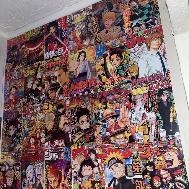 PRINTED 144 PCS Manga Panel Wall Collage Anime Wall Collage Kit Comic  Panels Wall Collage Anime Manga Wall Artteen Room Wall Decor 