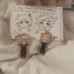 ヘタリア アクリルキーホルダー ~ APH デンマーク、ノルウェー