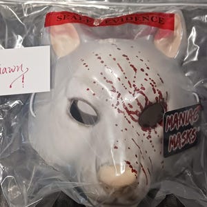 Fox Mask - Hit Man Killer Prop 