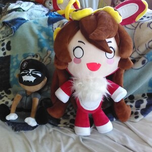 genshin impact amber baron bunny plush