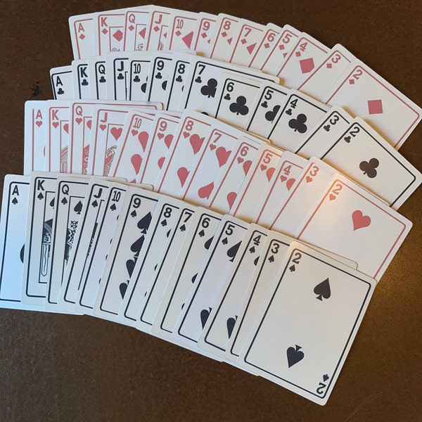 Full Playing Cards Deck Svg Png Dxf Eps Pdf Bundle Transparent Cut File ...