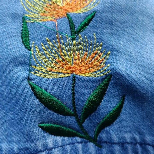 Floral Machine Embroidery Design Bundle, Mini Flower Designs, Satin ...